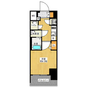 ファーストフィオーレ難波南パークサイドの間取り図