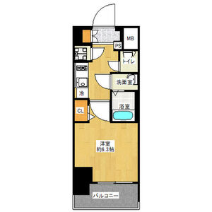 ファーストフィオーレ難波南パークサイドの間取り図