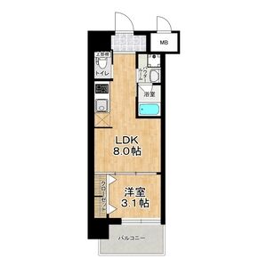 リヴィアス三明町の間取り図