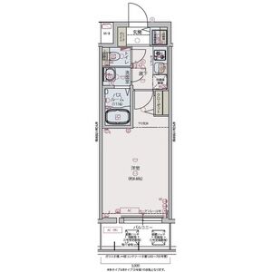 ディクス大阪城EASTレジデンスの間取り図