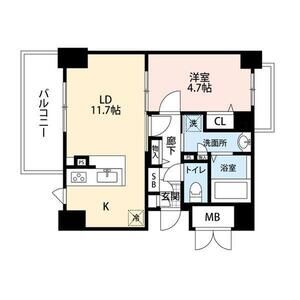 グランティーク下沢通の間取り図