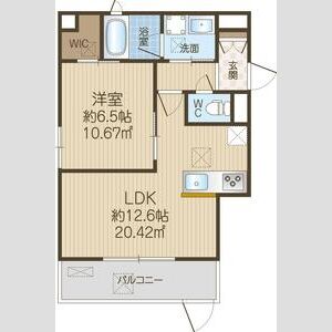 ローズメゾンYの間取り図