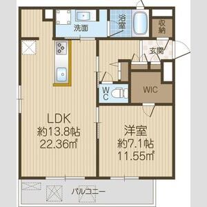 ローズメゾンYの間取り図