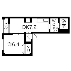 メゾンアーサーの間取り図