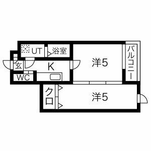 ベレーザ西陣IIの間取り図