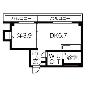 rokujo houseの間取り図