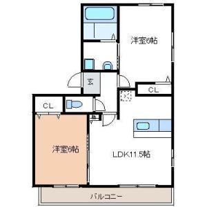 ボナールシャルトIの間取り図