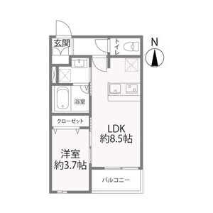 【新築】Sierra深江南の間取り図