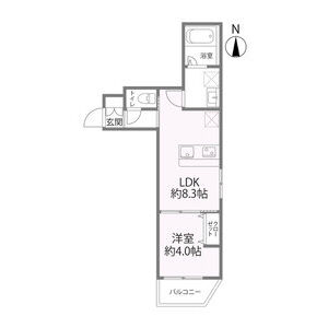 【新築】Sierra深江南の間取り図