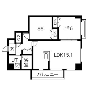 アンフィニXの間取り図