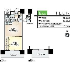 ベリー海老江の間取り図