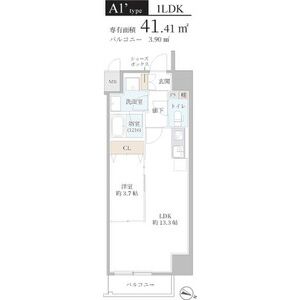 Sarnath海老江の間取り図