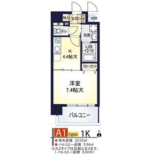 ルーヴェンブルン豊津の間取り図