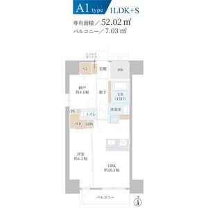 DAIYA STORK 阿波座の間取り図