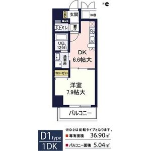 アーバネス淀川の間取り図