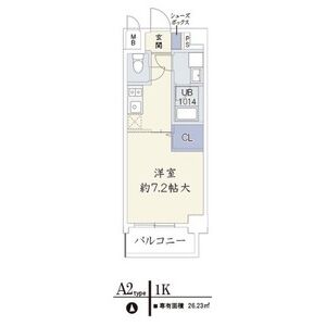 ラ・シャルム西宮本町の間取り図