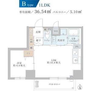 BROOKLYN SQUAREの間取り図