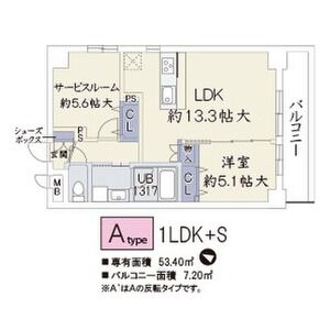 ジョイフル神戸摂津本山の間取り図