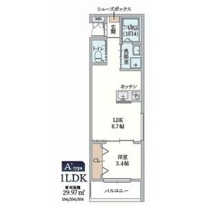 GAZELLE NOAH尼崎次屋の間取り図