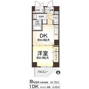 プリマベラ福島の間取り図