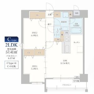Viento京都駅の間取り図