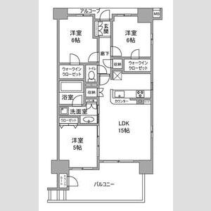 カシータ垂水駅前の間取り図