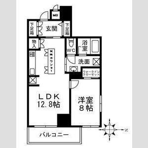 リーディア玉造駅前の間取り図