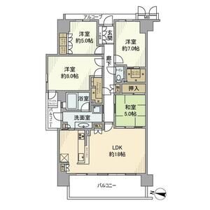 ルネ神戸星陵台の間取り図