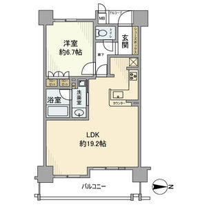 イーグルコート御池アネックスの間取り図