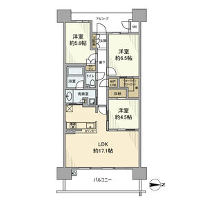 ジオ新町の間取り図