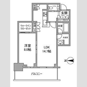 グランドメゾン新梅田タワー THE CLUB RESIDENCEの間取り図