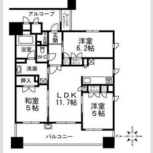 ル・パルトネール西京極の間取り図