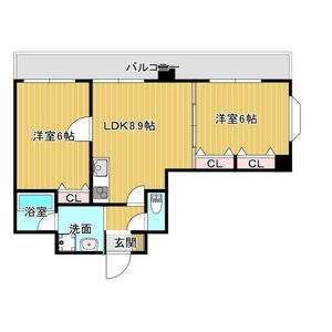 ナニワヒルズの間取り図