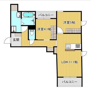 メゾン紬の間取り図