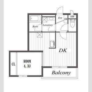 アクシリア尼崎の間取り図