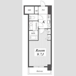 セイル淀屋橋の間取り図
