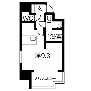 アバンティ大阪ドームシティの間取り図