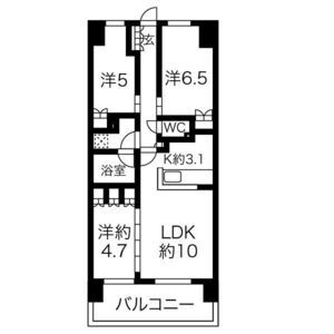 プレミスト神戸ハーバーレジデンスの間取り図