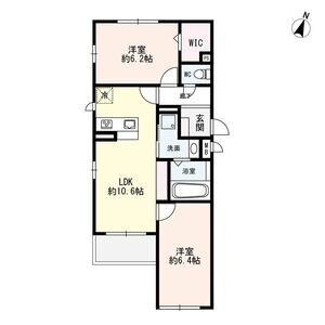 ベレッツァ甲南山手の間取り図