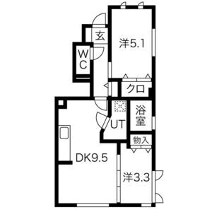 SUNNY GABLESの間取り図