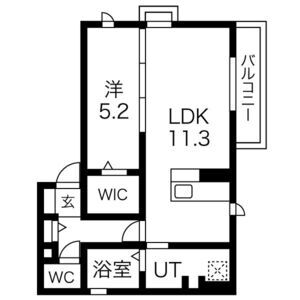 ブランシェ本町の間取り図