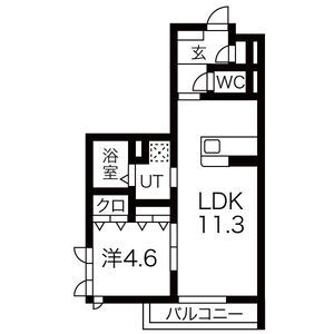 メゾン・ド・クルーの間取り図