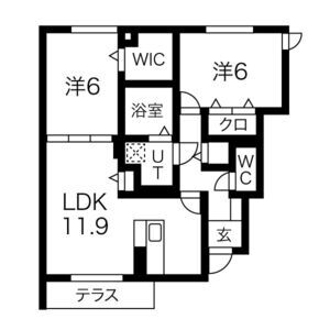 パストラル小野の間取り図