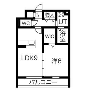 ソレイユ硯の間取り図