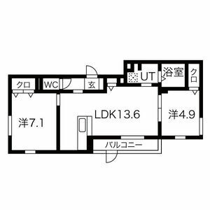 シャルマン本山の間取り図