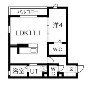 ラ コンフィアンス明石の間取り図