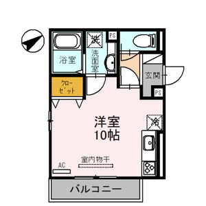 ウエストアロー阿波座の間取り図