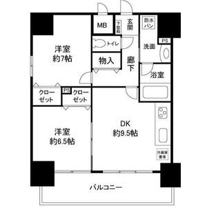 イグレック南本町の間取り図