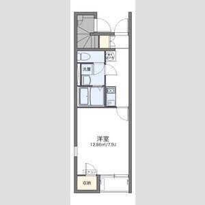 レオネクストグレイス中長尾の間取り図