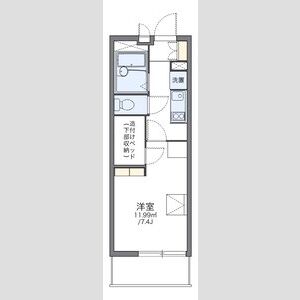 レオパレスアルミックIIIの間取り図